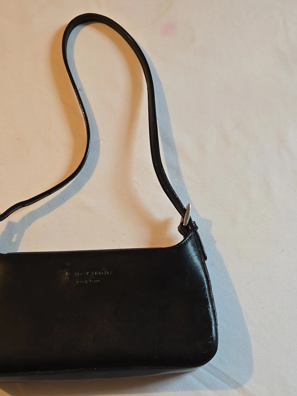 kate spade Black Leather Shoulder Bag
